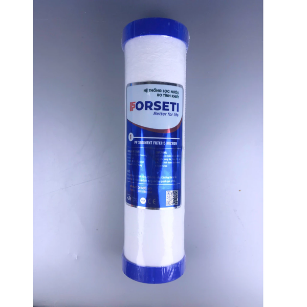 Bộ 3 lõi lọc nước Forseti số 123 lắp được cho các dòng máy lọc có 3 cốc lọc thô 10 inch