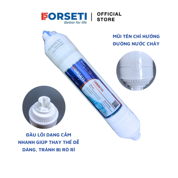 Lõi lọc chức năng Forseti Carbon T33 - Tạo vị ngọt cho nước