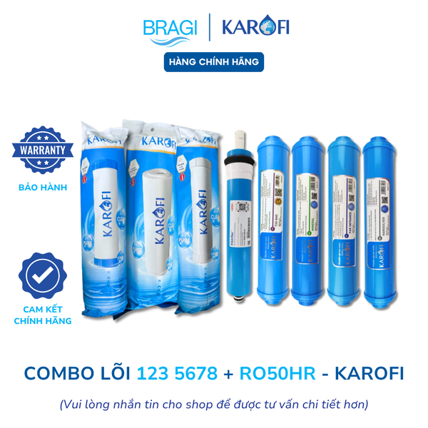Bộ 8 lõi Karofi (123+RO50+5678) máy K8I-1