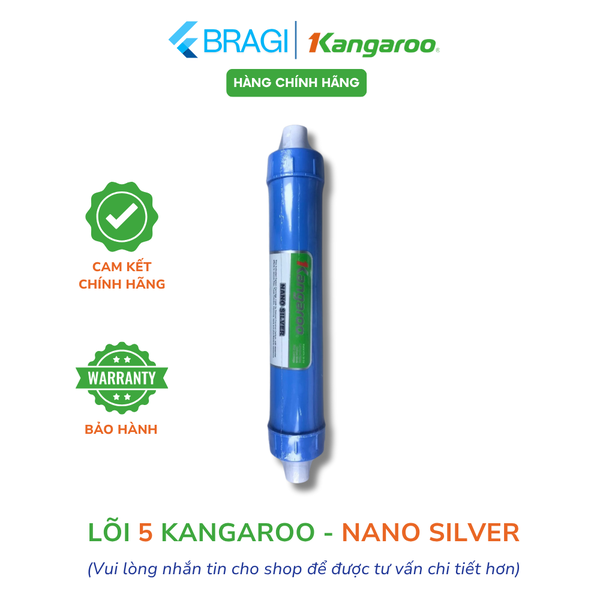 Lõi lọc nươc số 5 - Nano Sliver cho máy Kangaroo