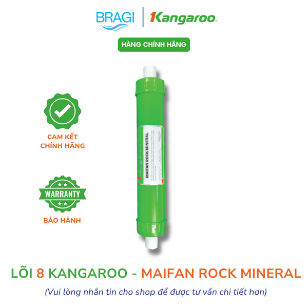 Lõi lọc nước số 8 Kangaroo - lõi Maifan Rock Mineral (khoáng đá) bổ sung thêm khoáng chất tự nhiên cho nước