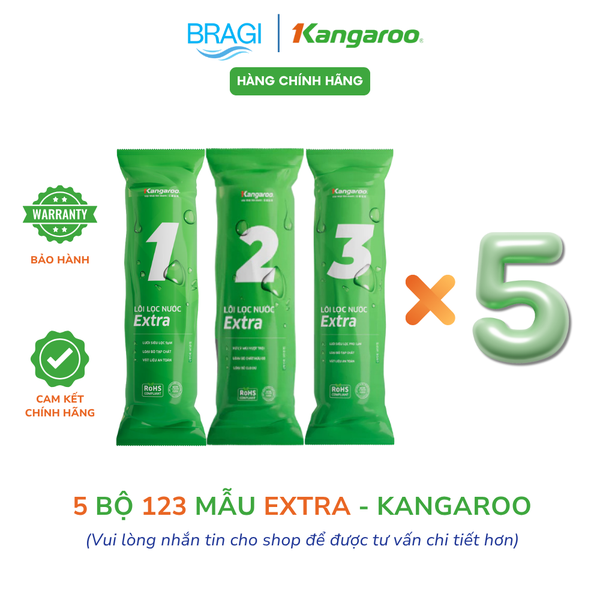 Combo 5 bộ 123 Kangaroo EXTRA