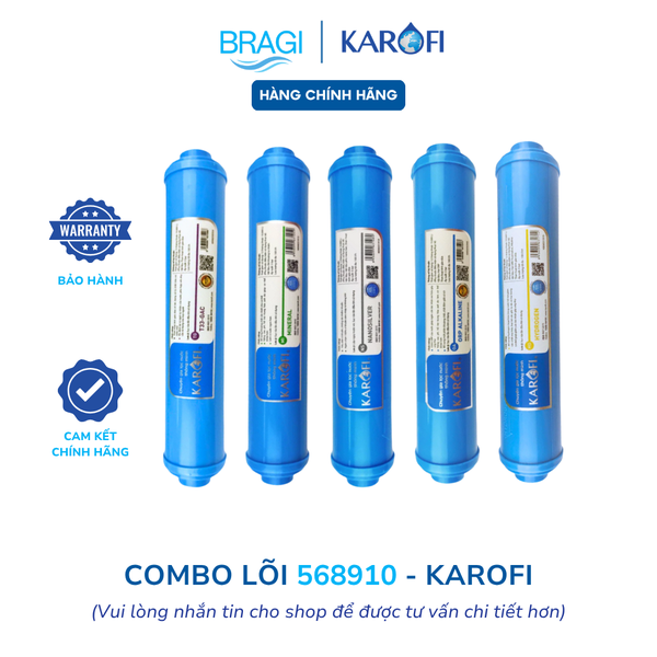 Combo 5 lõi lọc nước Karofi 568910 máy M-i2210/UH