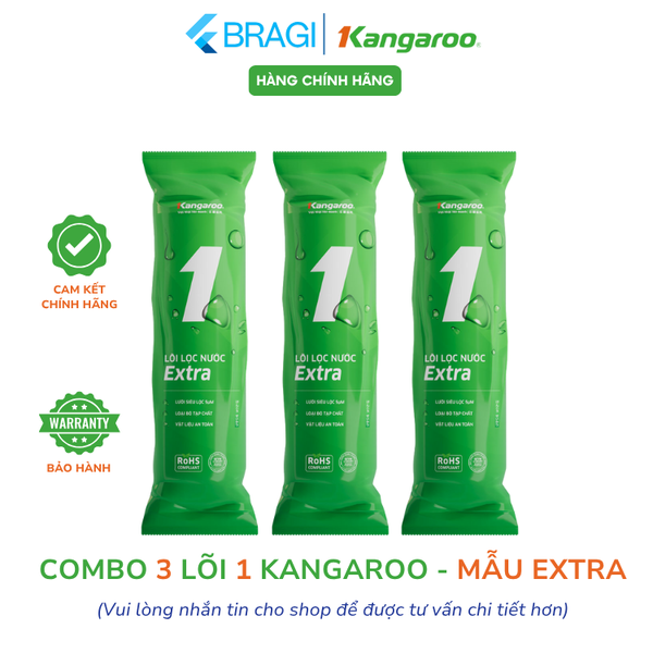 Bộ 3 lõi số 1 Kangaroo ( số 1 x 3 cái) EXTRA