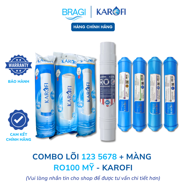 Combo 8 lõi Karofi (123+RO100US+5678) máy KT-K8I-1