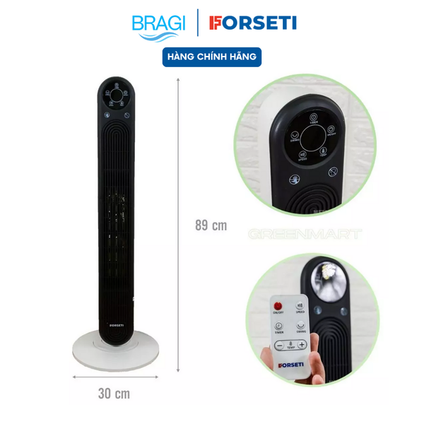 Máy sưởi gốm PTC Ceramic Forseti FHK-688 Thiết kế nhỏ gọn - Công tắc an toàn - Bảo hành trong 24 tháng