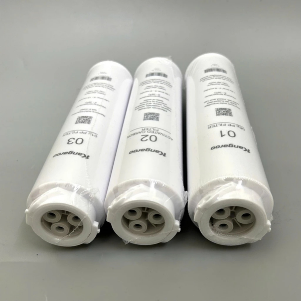 Bộ lõi lọc nước 123 Kangaroo chính hãng dùng cho máy lọc nước Kangaroo KG400HU, KG400HD, KG400US