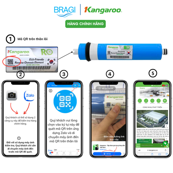 Màng RO 100 Kangaroo Hàn