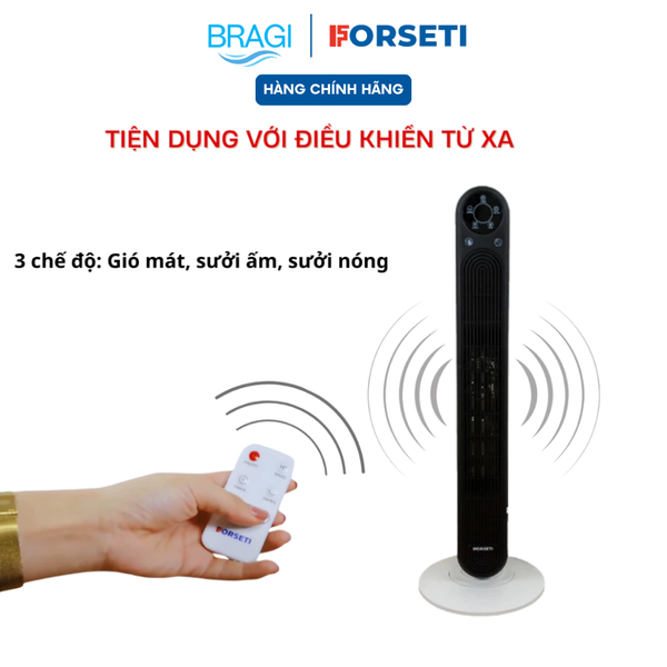 Máy sưởi gốm PTC Ceramic Forseti FHK-688 Thiết kế nhỏ gọn - Công tắc an toàn - Bảo hành trong 24 tháng