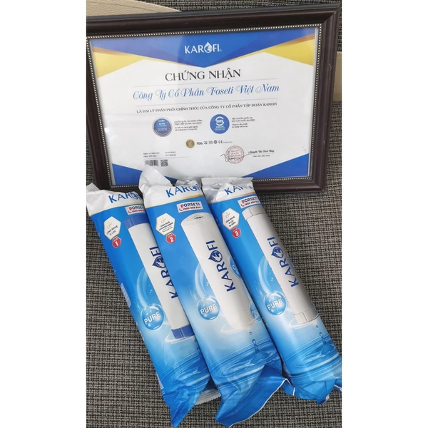 Combo bộ lọc thô 123 Smax Duo+ 4 lõi chức năng 5678 cho máy Karofi