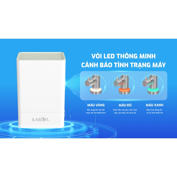Máy lọc nước Karofi KAQ-U98 10 lõi lọc. Máy lọc nước KAROFI mới nhất 2025