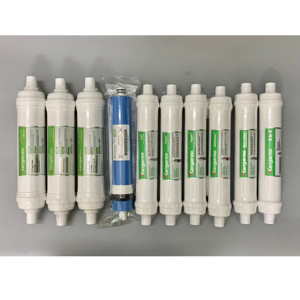 Combo 10 Lõi Lọc Nước Kangaroo Dòng Hydrogen (Model KG10A4, KG100HK...)
