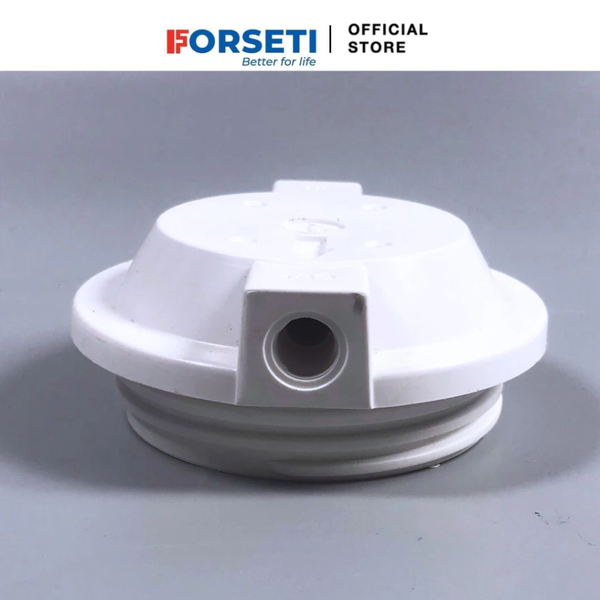 Cốc lọc trong, đục FORSETI 10 inch ren 13 hoặc ren 21 dùng cho máy lọc nước RO (đã bao gồm nắp+gioăng+2 cút đầu ra)