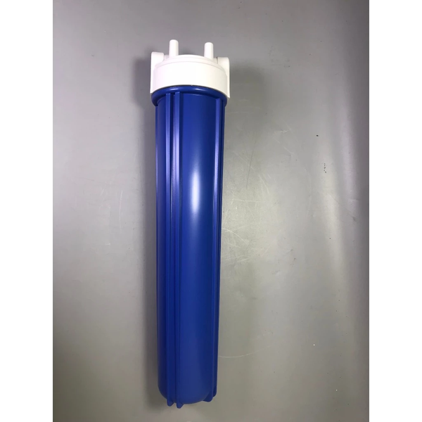 Bộ Lọc 20inch Đầu Nguồn Ren 21 Và Ren 27 Trong Và Xanh Đầy Đủ Phụ Kiện Kèm Gông Tháo, Giá Treo, Lõi Lọc