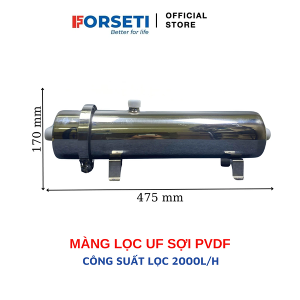 Máy lọc nước UF Sử dụng lõi lọc PVDF công suất lọc 2000L/H và 3000L/H lọc nước đầu nguồn, lọc nước sinh hoạt