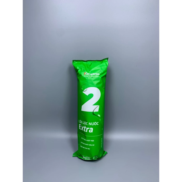 Lõi lọc nước số 2 Kangaroo Chính Hãng - lõi than hoạt tính dạng hạt có tác dụng khử màu, mùi hôi trong nước