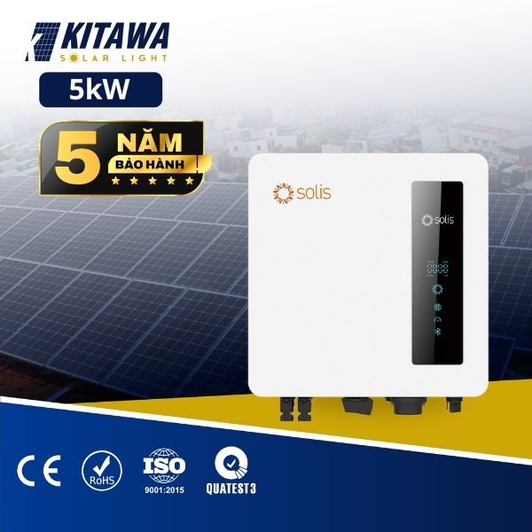 Inverter Hòa Lưới Bám Tải Solis 5kW 1 Pha Chính Hãng
