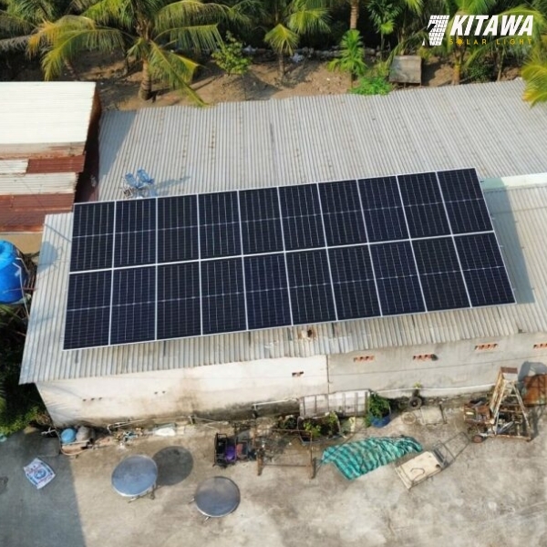 Hệ Điện Mặt Trời Hoà Lưới 15kWp 3 Pha Tự Lắp (Dùng Ban Ngày, Có Điện Lưới) - Hoá Đơn 6 - 8 Triệu