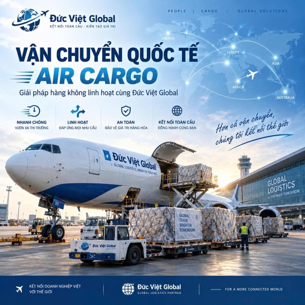 Vận chuyển quốc tế Air Cargo Đức Việt Global