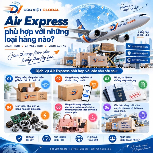 Air Express phù hợp với những loại hàng nào