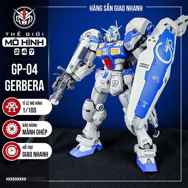 MÔ HÌNH LẮP RÁP GP-04 GERBERA 1/100 (KÈM DECAL NƯỚC)