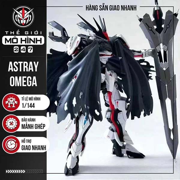 (BẢN ÁO CHOÀNG) MÔ HÌNH LẮP RÁP HG LOAD ASTRAY OMEGA 1/144 - KÈM DECAL NƯỚC