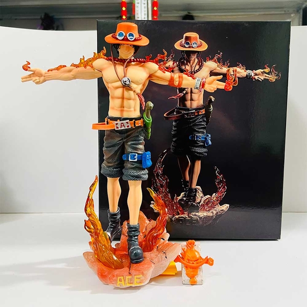MÔ HÌNH HỎA QUYỀN ACE DANG TAY - CÓ ĐÈN