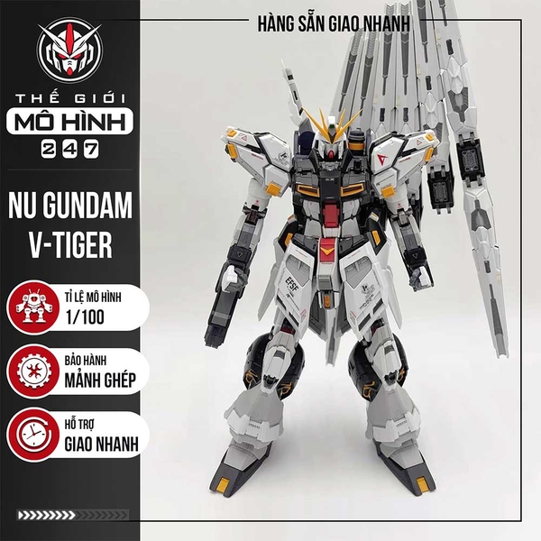 MÔ HÌNH LẮP RÁP NU GUNDAM V-TIGER - KHUNG KIM LOẠI