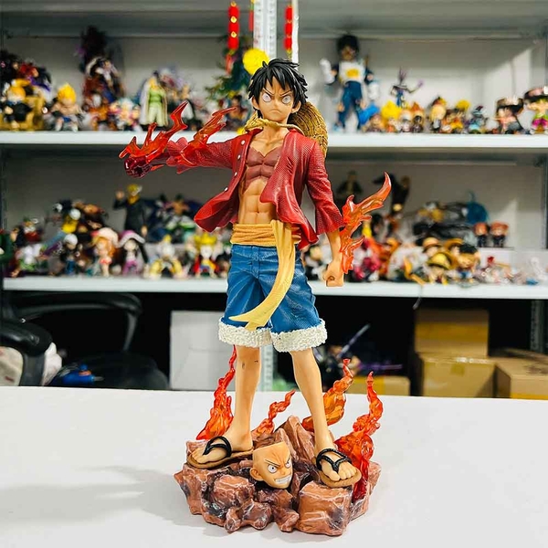 MÔ HÌNH ONE PIECE LUFFY BỘC PHÁT HAKI - HOA ANH ĐÀO