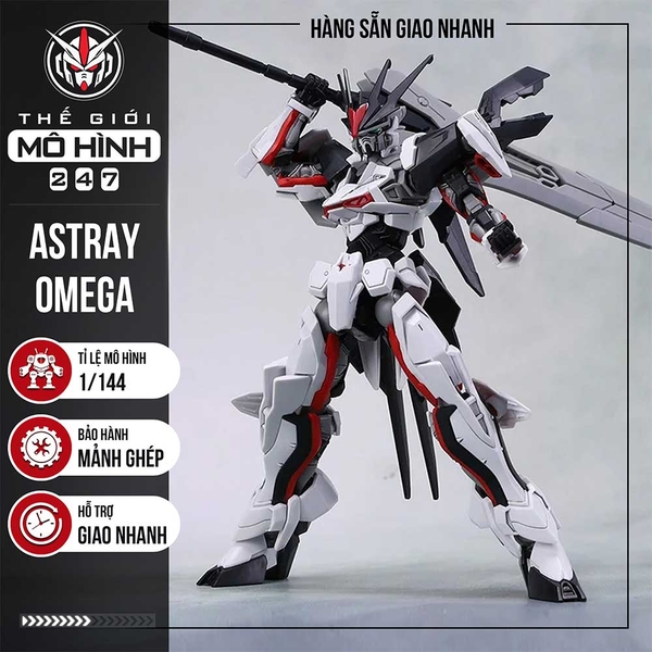 MÔ HÌNH LẮP RÁP HG LOAD ASTRAY OMEGA 1/144 - KÈM DECAL NƯỚC