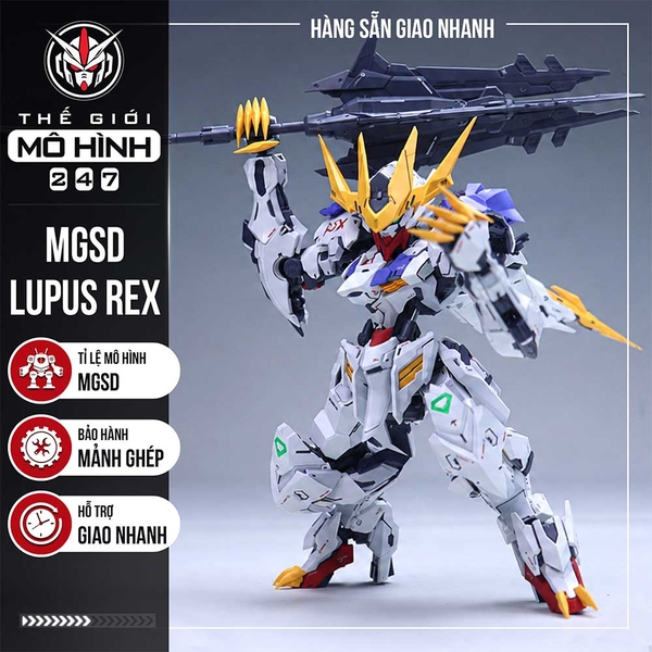 MÔ HÌNH LẮP RÁP MGSD BARBATOS LUPUS REX - KÈM ĐÈN + DECAL NƯỚC