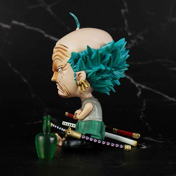 MÔ HÌNH ZORO KHI VỀ GIÀ - KÈM BÌNH RƯỢU
