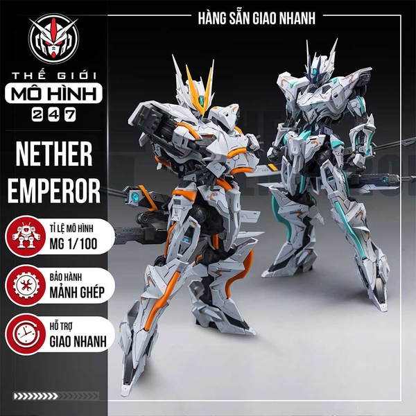 MÔ HÌNH LẮP RÁP NETHER EMPEROR - 2 MÀU + DECAL NƯỚC - CHÍNH HÃNG SNAA
