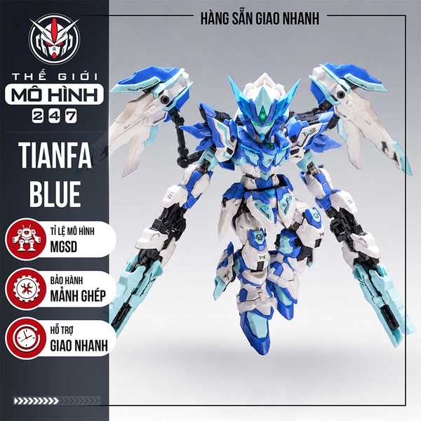 [Cọc trước] Mô hình lắp ráp TGM Tianfa Blue Có đèn + Decal nước - Chính hãng CangDao