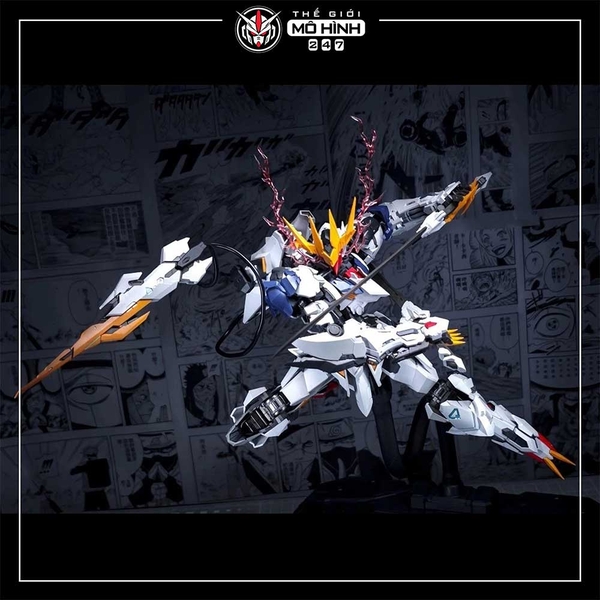 Mô hình lắp ráp Barbatos Lupus Rex Wolf Technology - Kèm Đế + Khung xương kim loại