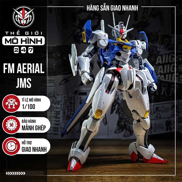 MÔ HÌNH LẮP RÁP FM 1/100 AERIAL FIGHTER JMS/XF (Tặng decal nước)