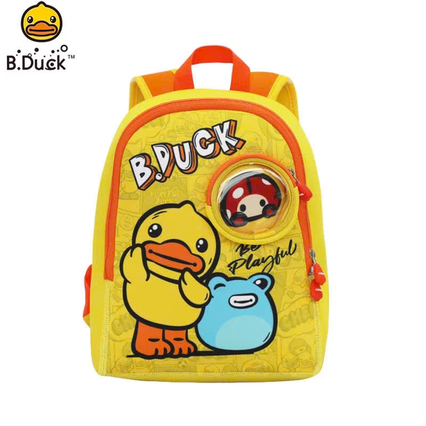 Balo B.Duck Trẻ Em 3-8 Tuổi Ba Lô Học Sinh Mẫu Giáo Tiểu Học Hình Vịt Dễ Thương Nhẹ Chống Nước
