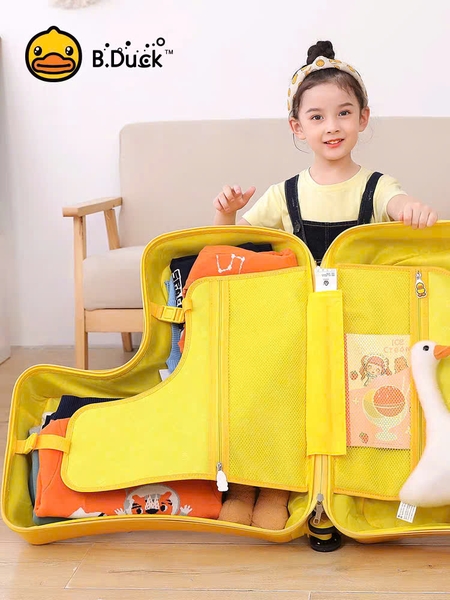 vali cho bé B.Duck nhập khẩu chính hãng size 20/24 (phiên bản vịt Playful)