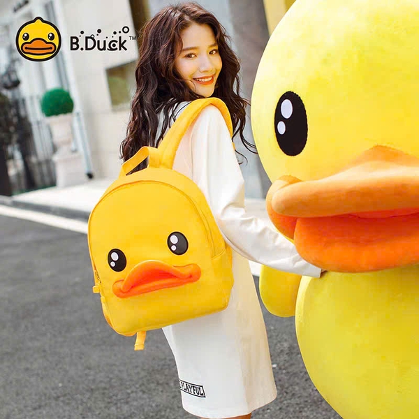Balo Vịt Vàng B.Duck 3D Cho Bé – Ba Lô Hình Vịt Dễ Thương Chống Nước Nhẹ Êm Cho Bé Đi Học Đi Chơi