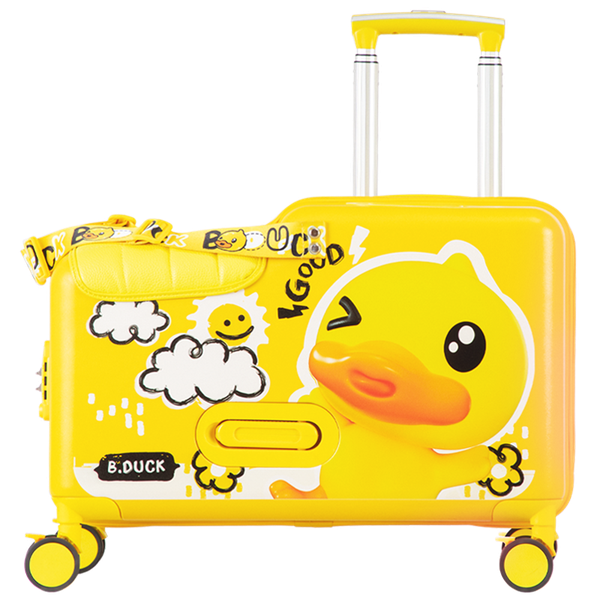 Vali cho bé B.DUCK nhập khẩu chính hãng size 18 ( phiên bản Happy day)