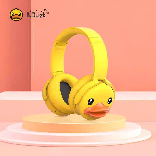 Tai Nghe Bluetooth Hình Vịt Vàng B.Duck – Tai Nghe Không Dây Dễ Thương, Âm Thanh HIFI