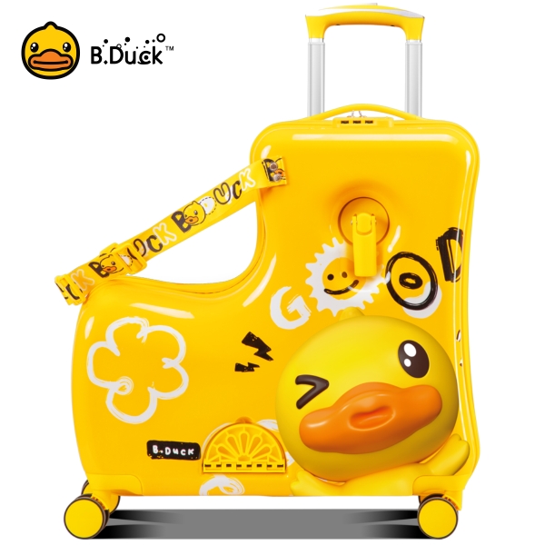 Vali cho bé B.DUCK nhập khẩu chính hãng size 20/24 ( phiên bản hoa )