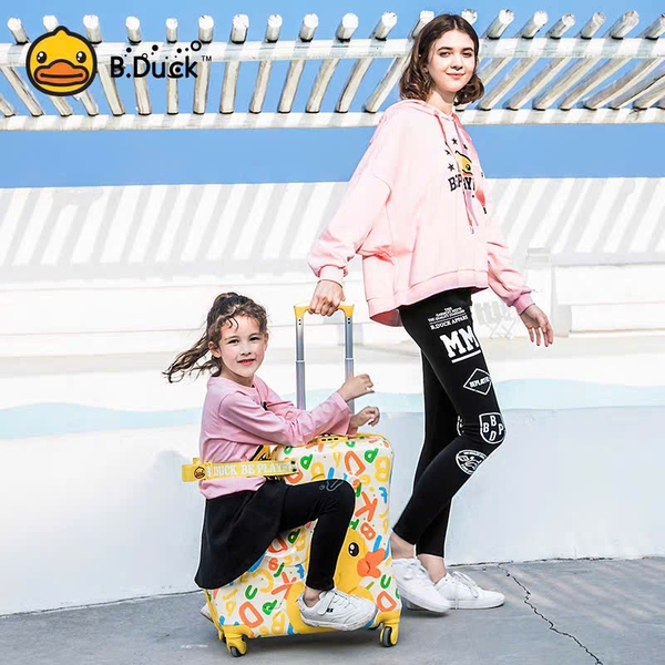 vali cho bé B.Duck nhập khẩu chính hãng size 20/24 (phiên bản chữ cái)
