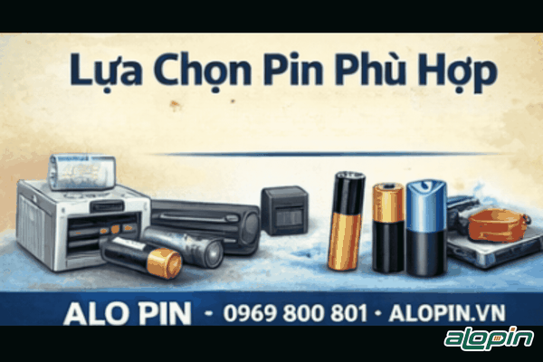 Lựa Chọn Pin Phù Hợp Theo Cường Độ Dòng