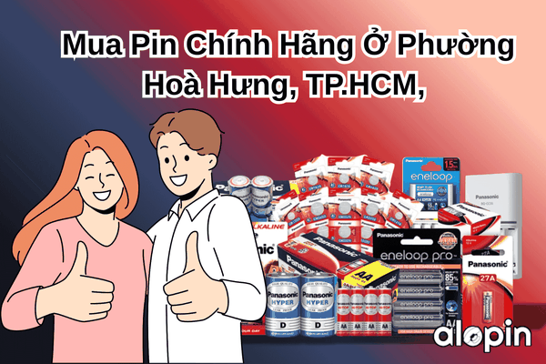 Mua Pin Chính Hãng Ở Phường Hoà Hưng, TP.HCM
