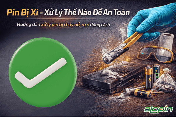Pin Bị Xì – Xử Lý Thế Nào Để An Toàn