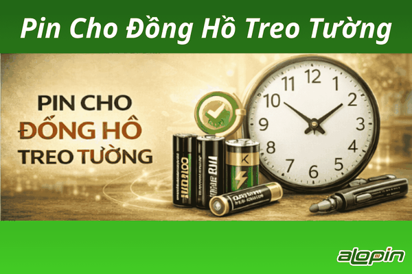 Pin Cho Đồng Hồ Treo Tường