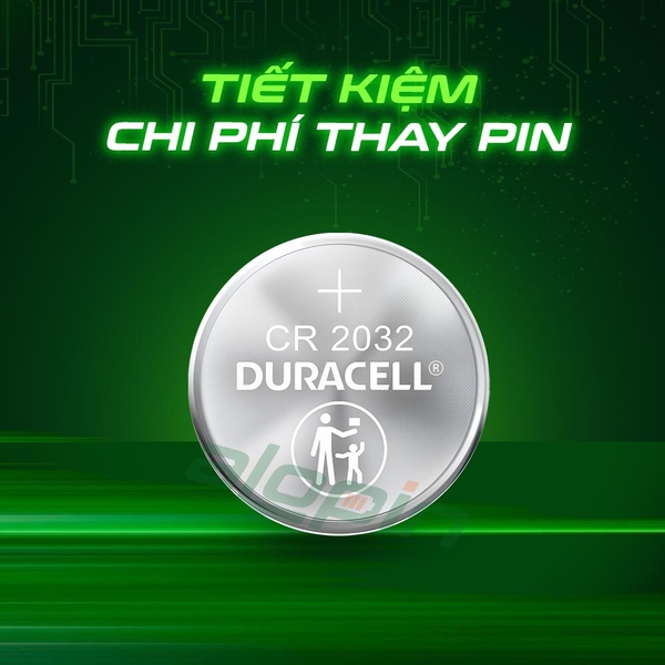 Pin Duracell CR2032 Lithium 3V (Vỉ 2 Viên) - Chính Hãng