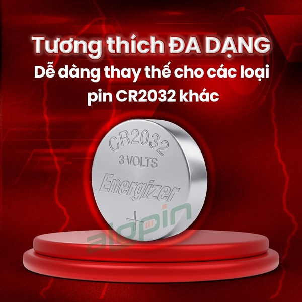 Pin Energizer CR2032 Lithium 3V - Chính Hãng