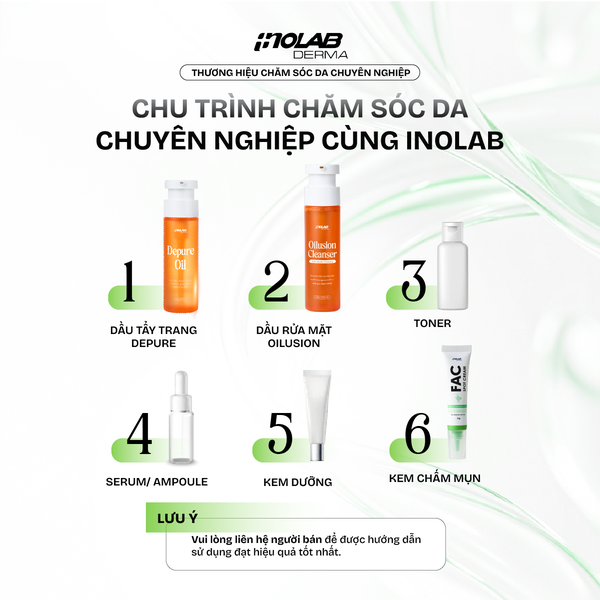 Kem chấm mụn Inolab Derma FAC Spot Cream 10g